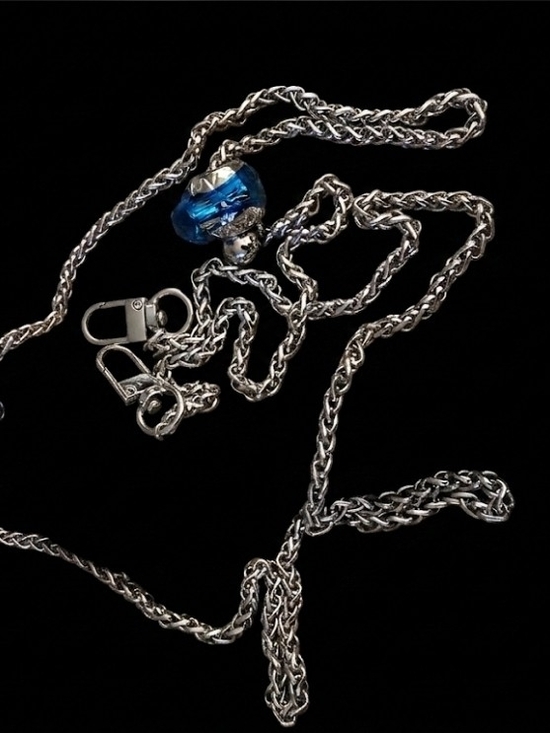 Accessories - 47" Silver Tone Twisted, Adjustable Crossbody Chain-NEW!